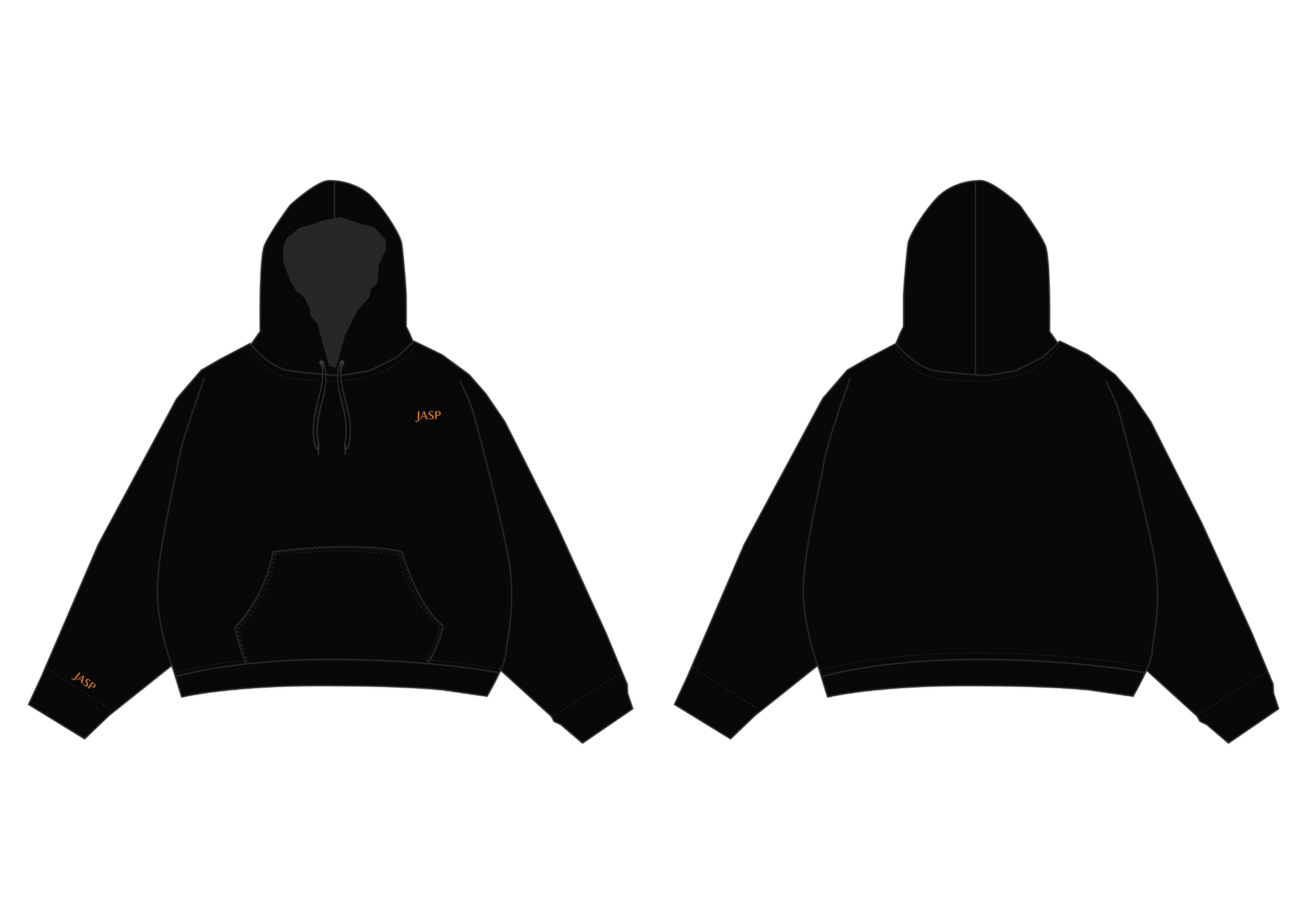 Premium Embroidered JASP Hoodie
