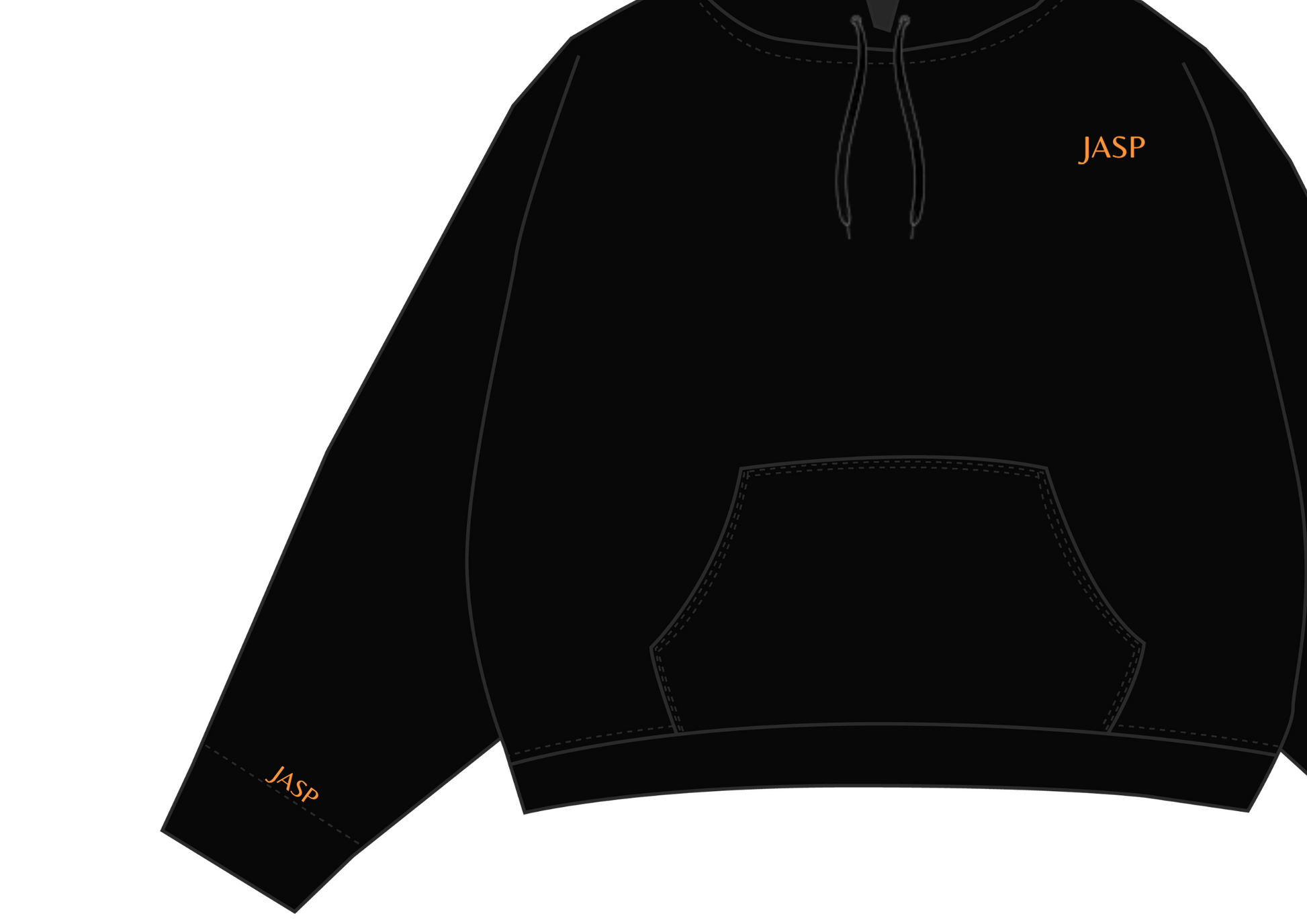 Premium Embroidered JASP Hoodie