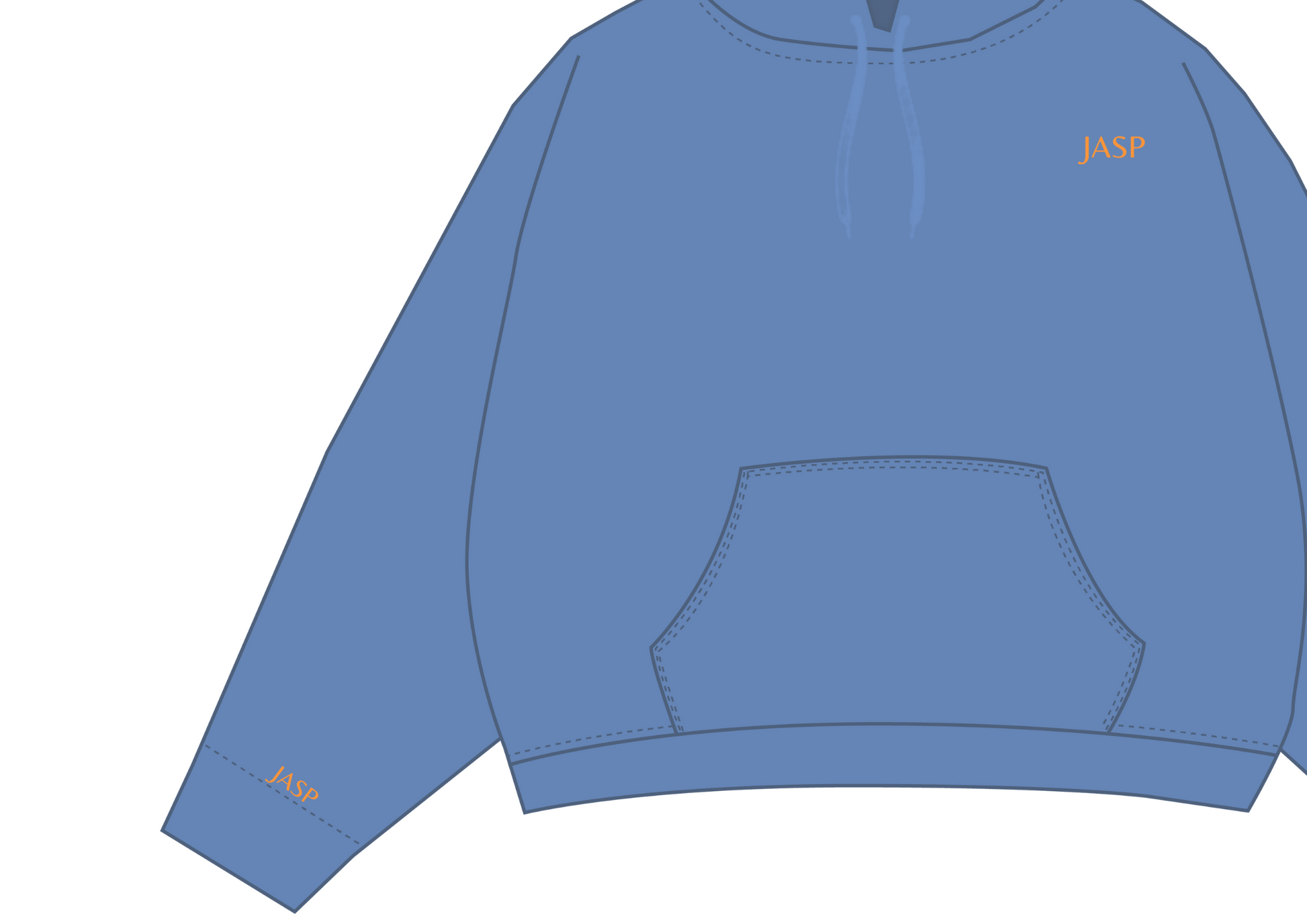 Premium Embroidered JASP Hoodie