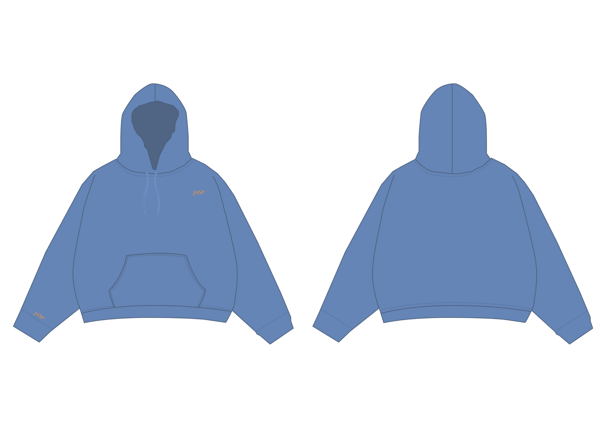 Premium Embroidered JASP Hoodie